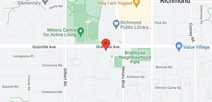 map of 1604-7500 Granville Ave, Richmond